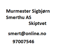 Murmester Sigbjørn Smerthu AS